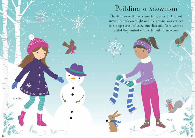 Little Sticker Dolly Dressing Christmas