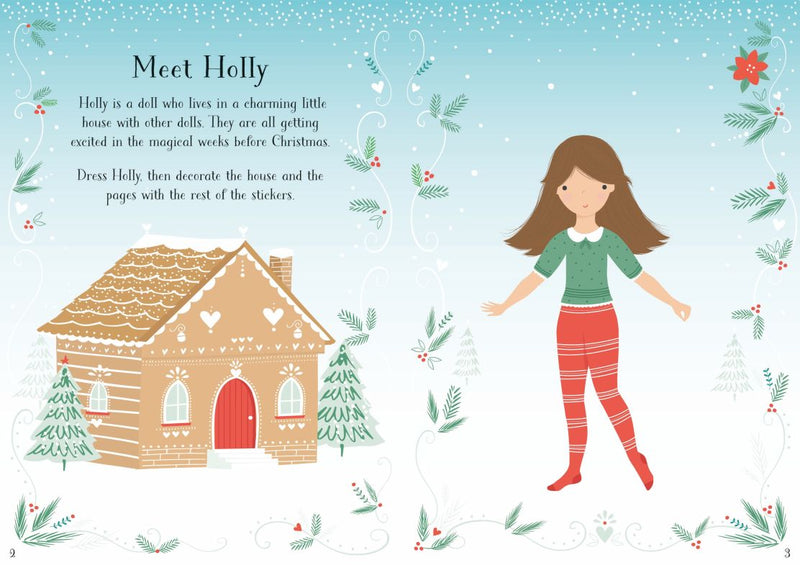 Little Sticker Dolly Dressing Christmas