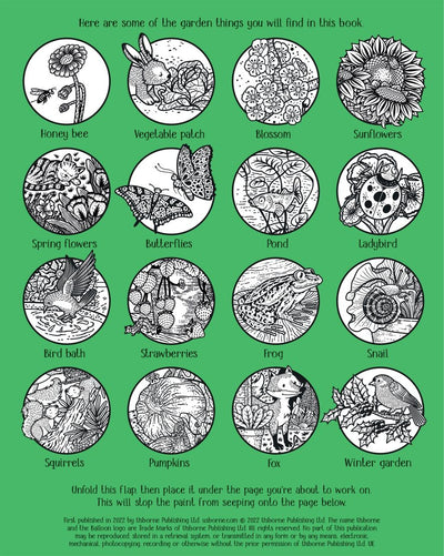 Garden Magic Painting Book