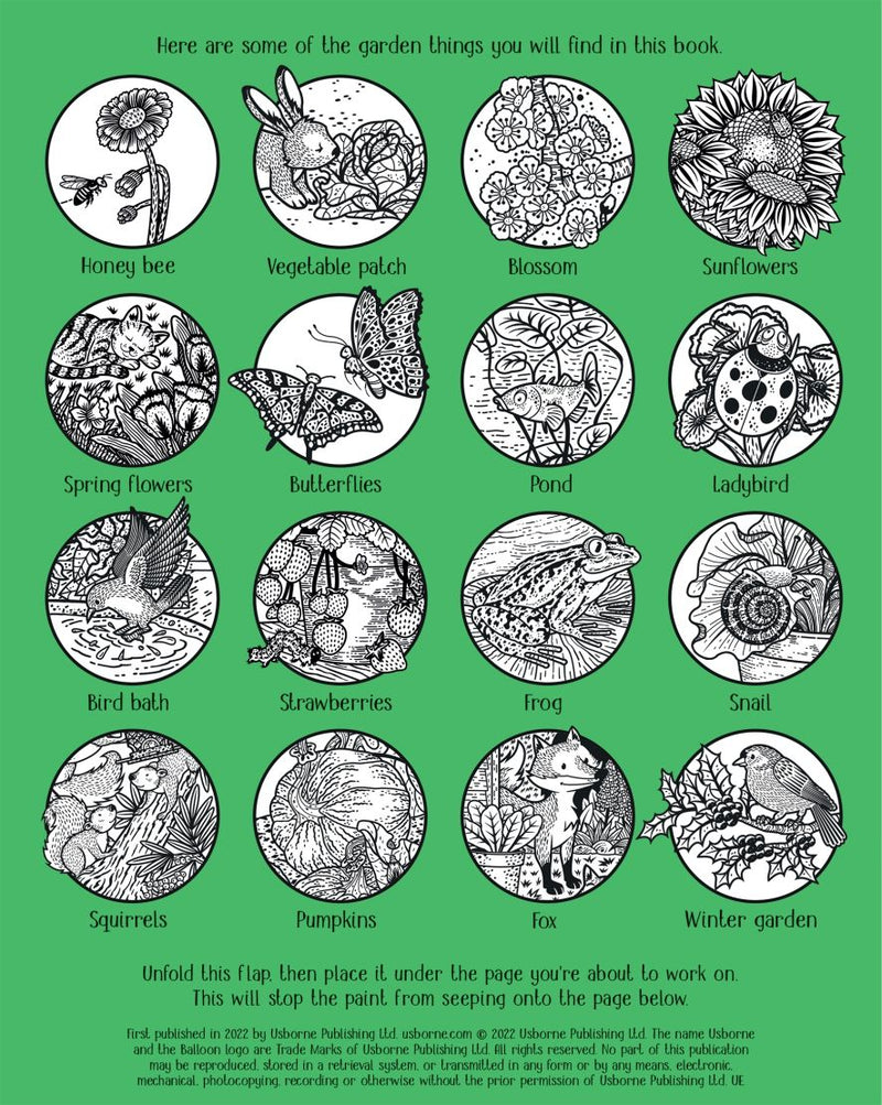 Garden Magic Painting Book