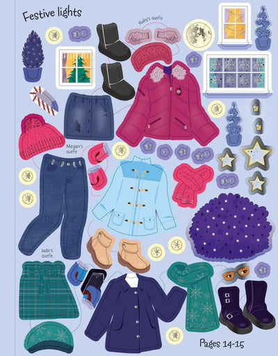 Sticker Dolly Dressing Winter Wonderland