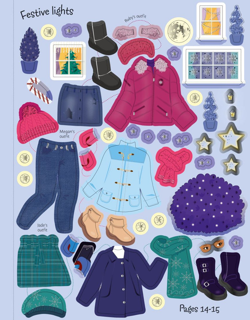 Sticker Dolly Dressing Winter Wonderland