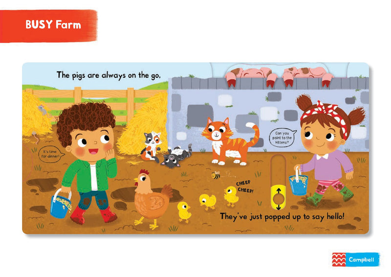 Busy Farm Board Book