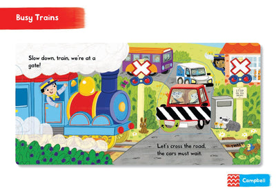 Busy Trains Board Book