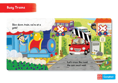 Busy Trains Board Book