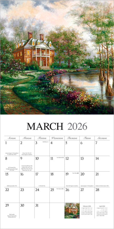 Bygone Days 2026 Wall Calendar