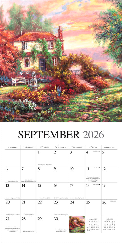 Bygone Days 2026 Wall Calendar