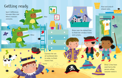 Wipe-Clean Halloween Activities
