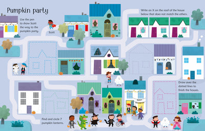 Wipe-Clean Halloween Activities