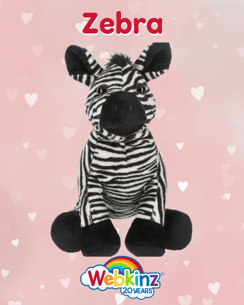 Zebra - Webkinz  *LIMIT 1 PER CUSTOMER