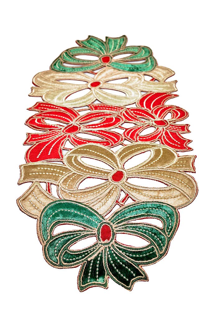 Holiday Bow Table Runner