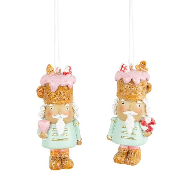 Pastel Candy Nutcracker Ornament