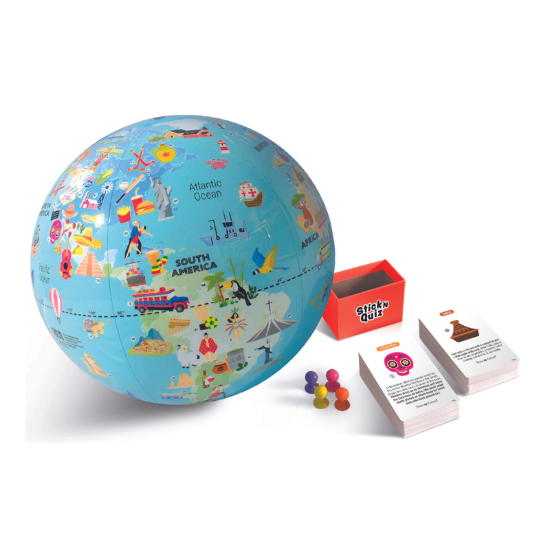 Stick N Quiz road trip globe game