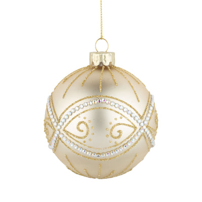 Glass ball ornament