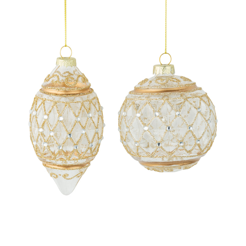 Glass Lattice Ornament