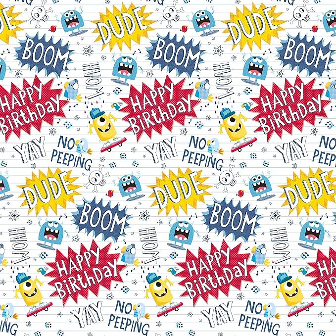 Birthday Gift Wrap Pack