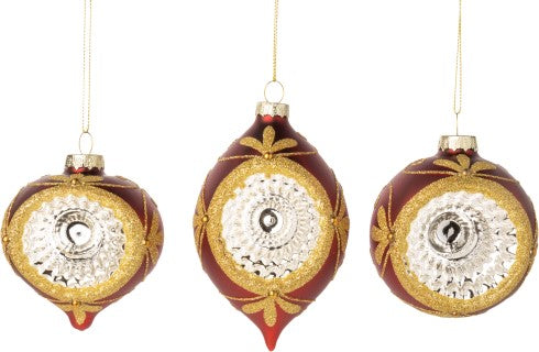 Glass Reflector Ornament