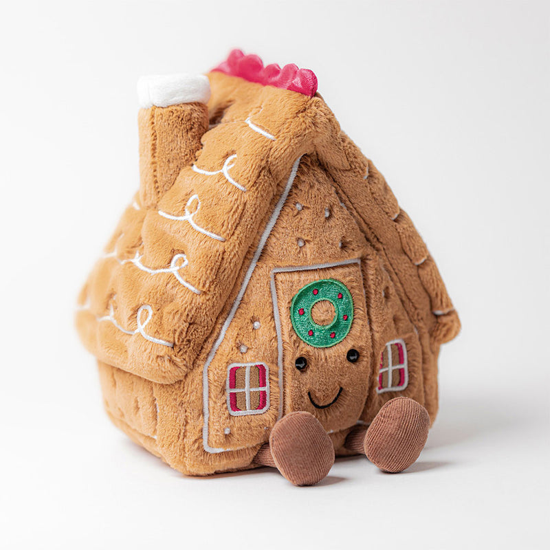 Amuseables Gingerbread House - Jellycat LIMIT OF 1 PER CUSTOMER