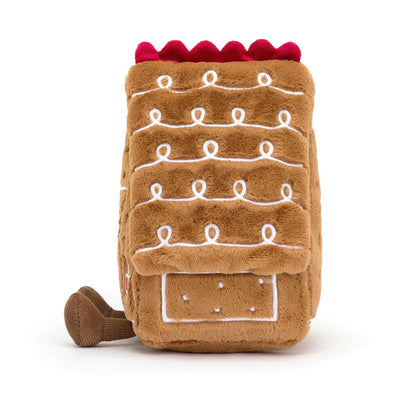 Amuseables Gingerbread House - Jellycat LIMIT OF 1 PER CUSTOMER