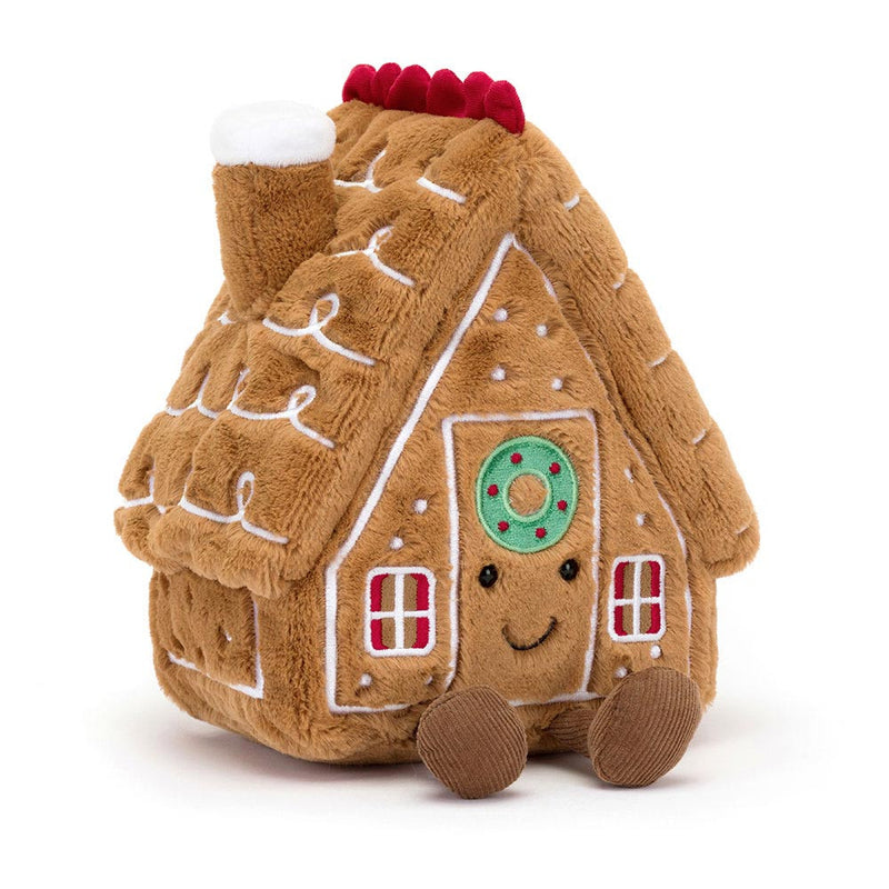 Amuseables Gingerbread House - Jellycat LIMIT OF 1 PER CUSTOMER
