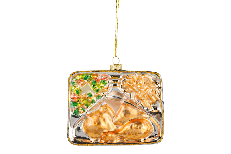 Glass TV Dinner