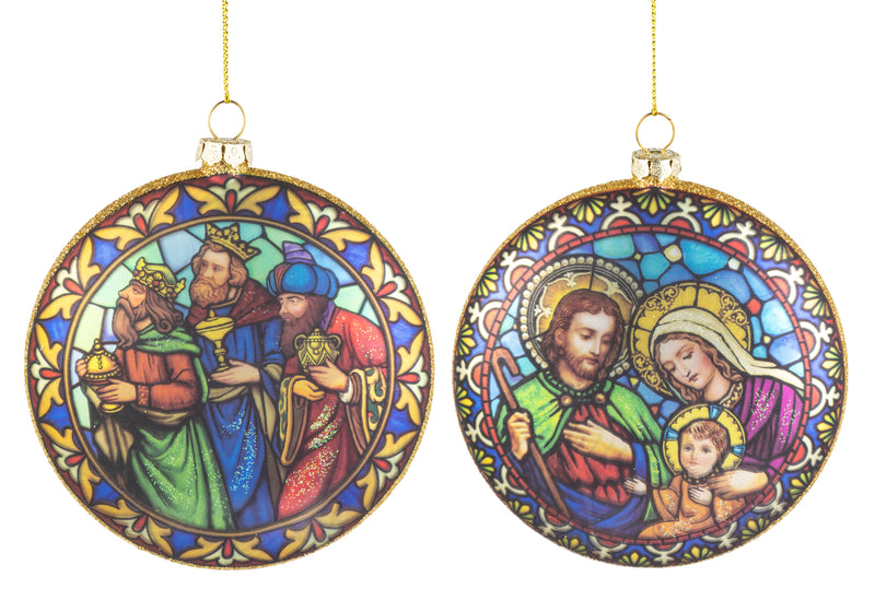 Nativity Glass Disk