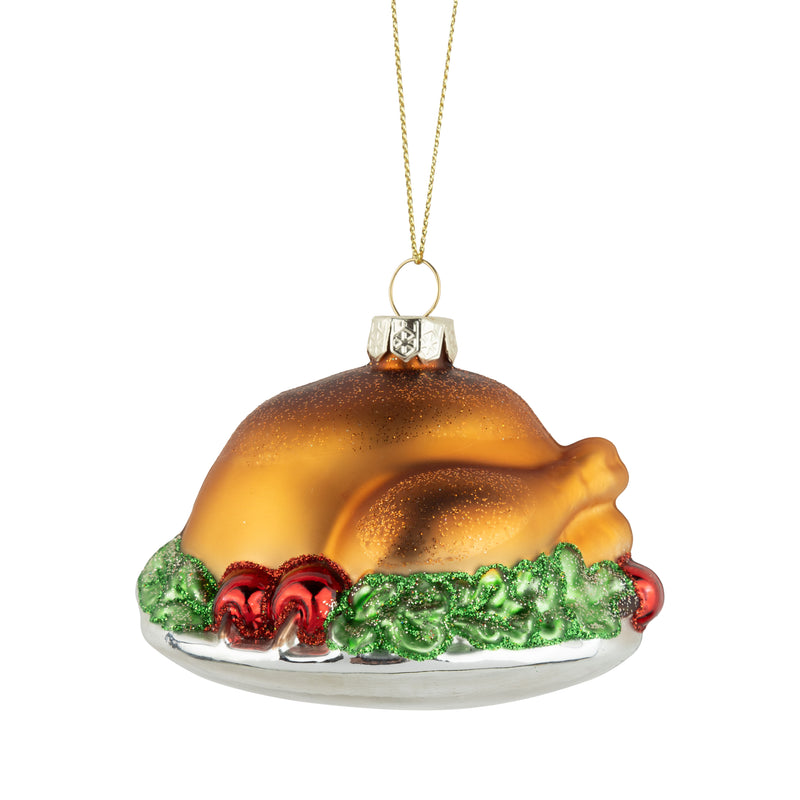 Glass Roasted Turkey on a Platter