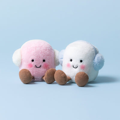 Amuseables Toastie Pink and White Marshmallows -Jellycat LIMIT OF 1 PER CUSTOMER