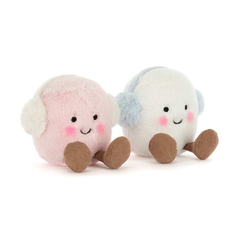 Amuseables Toastie Pink and White Marshmallows -Jellycat LIMIT OF 1 PER CUSTOMER