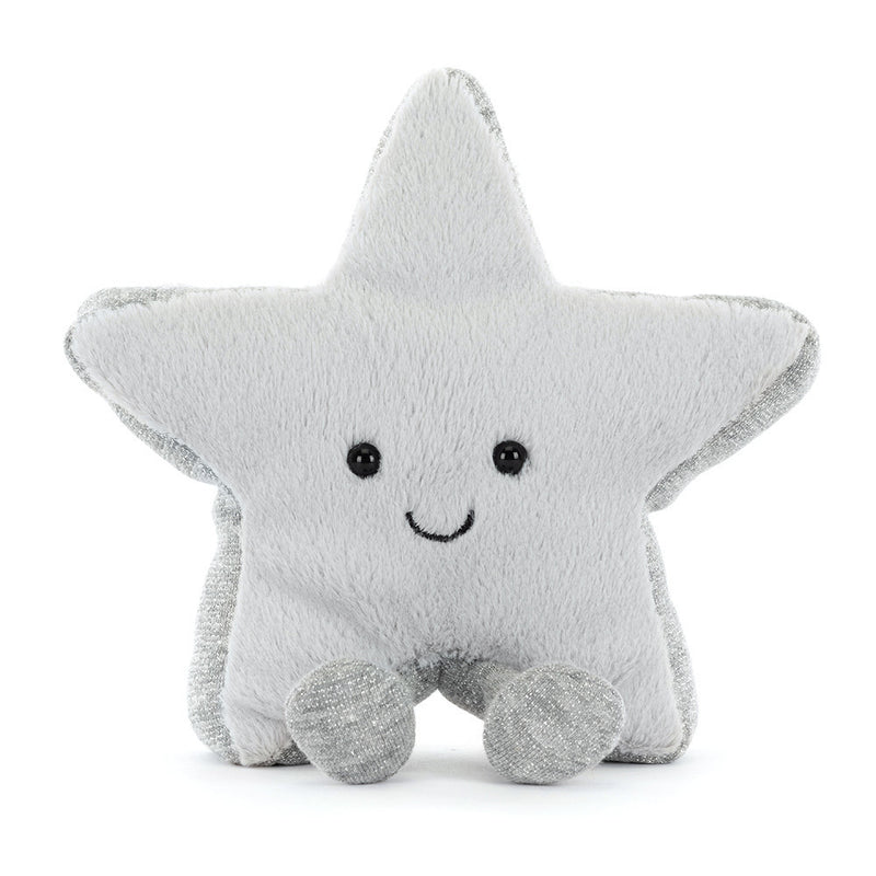 Amuseables Silver Star -Jellycat LIMIT OF 1 PER CUSTOMER