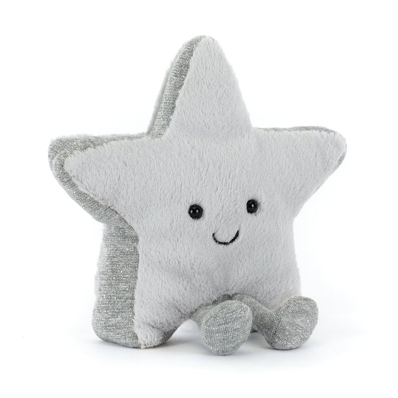 Amuseables Silver Star -Jellycat LIMIT OF 1 PER CUSTOMER