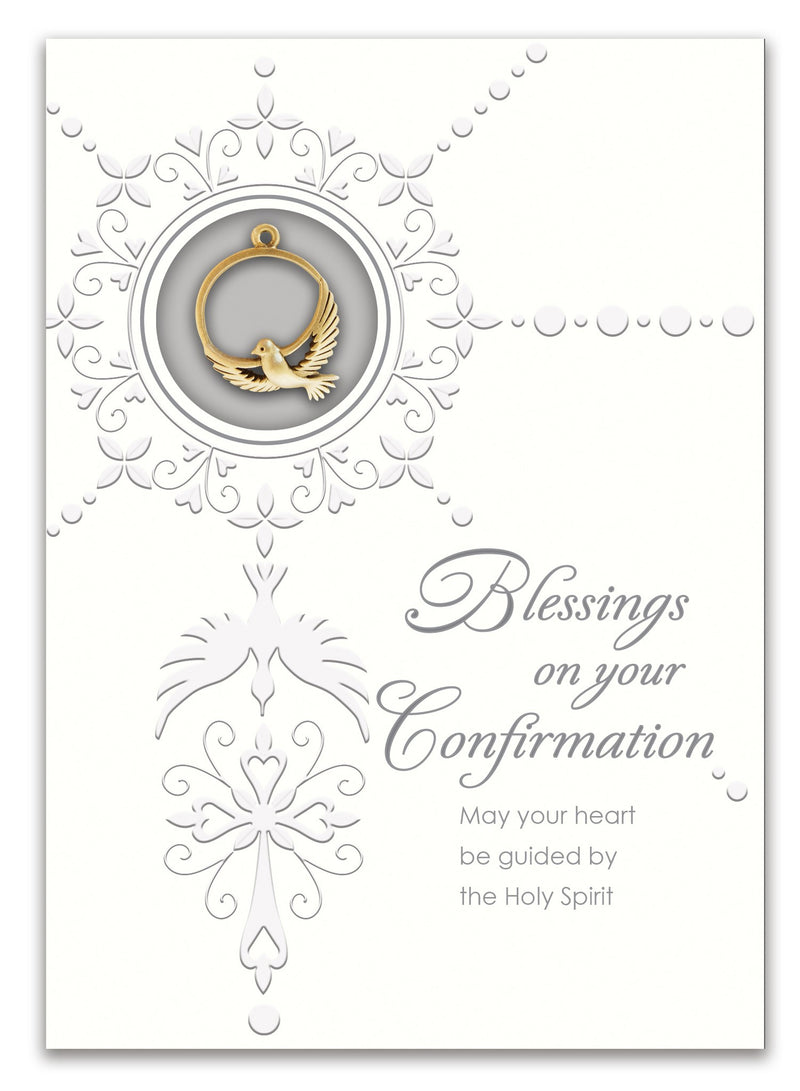 Confirmation Greeting Card with Lapel Pin