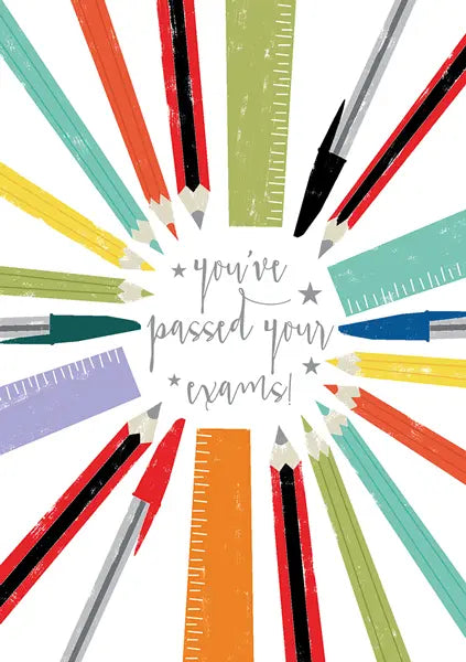 You’ve passed your exams! Card