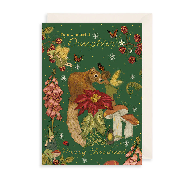 Wonderful Daughter Christmas Card