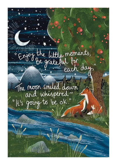 Fox Moon Card