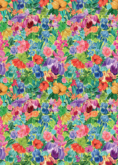 Beautiful Flowers wrapping paper Gift Wrap Roll