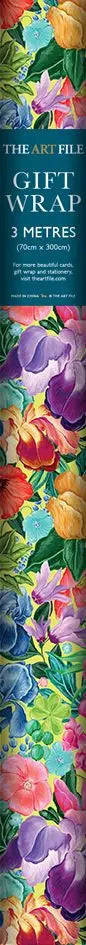 Beautiful Flowers wrapping paper Gift Wrap Roll