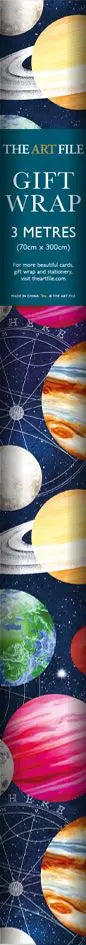 Planets wrapping paper Gift Wrap Roll