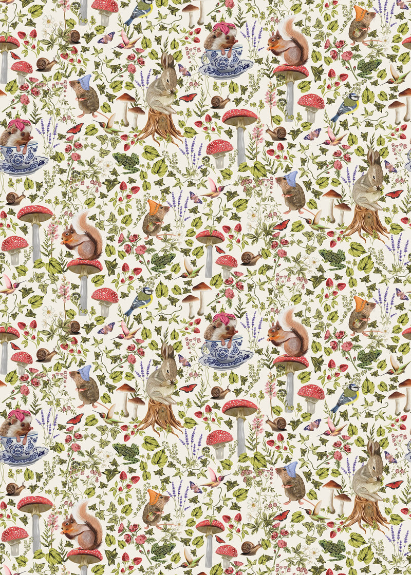 Woodland Animals Gift Wrap Roll