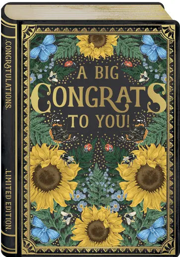 A big congrats to you! Card