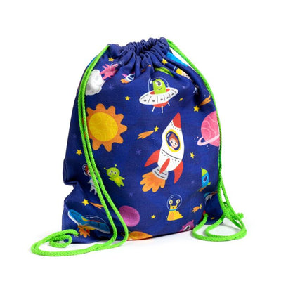 Space Cadet Canvas Drawstring Bag