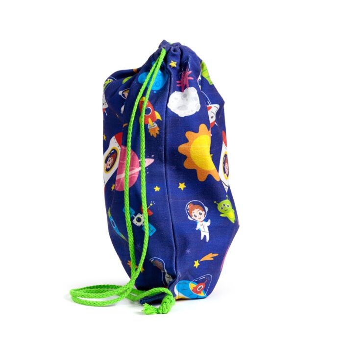 Space Cadet Canvas Drawstring Bag