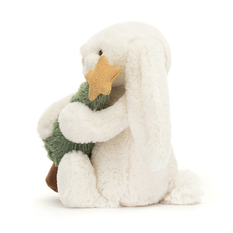 Bashful Bunny with Christmas Tree-Jellycat LIMIT OF 1 PER CUSTOMER