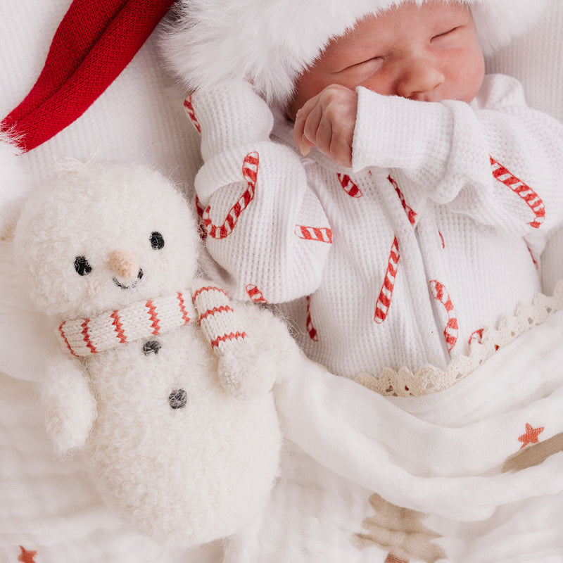 Baby snowman (candy cane) - Cuddle + Kind