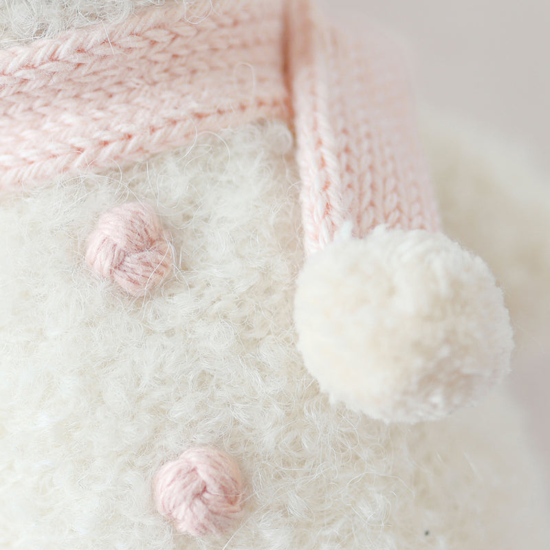 Baby snowman (blush) - Cuddle + Kind