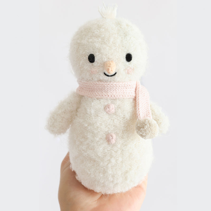 Baby snowman (blush) - Cuddle + Kind
