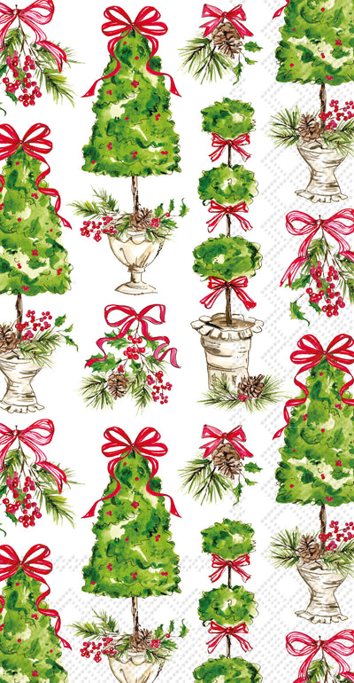 Holly Topiary Hostess/Buffet Napkins