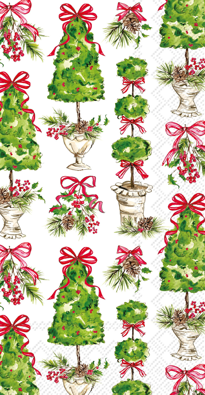 Holly Topiary Hostess/Buffet Napkins