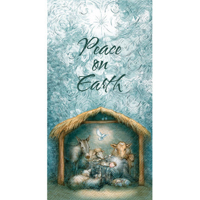 Peace Nativity Hostess/Buffet Napkins