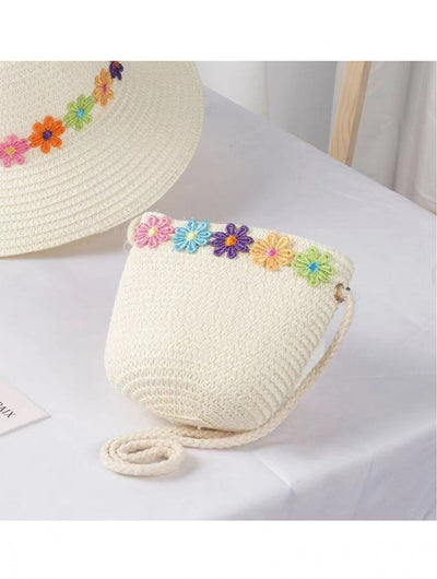 Kids Crochet Purse with Flowers